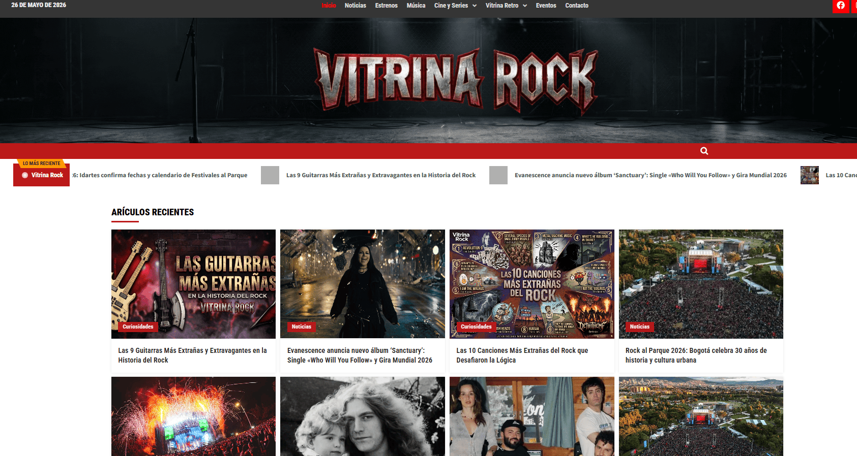 Caso de éxito Vitrina Rock optimizado por Konvexa Digital