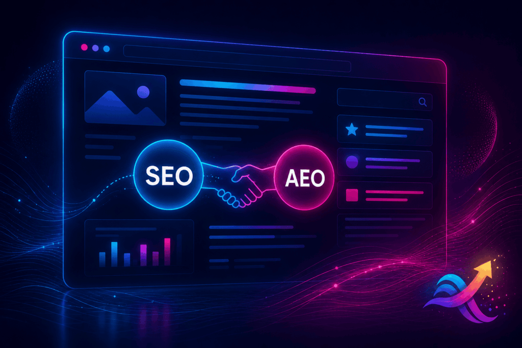 qué es aeo y como se complementa con el seo guia konvexa digital (1)